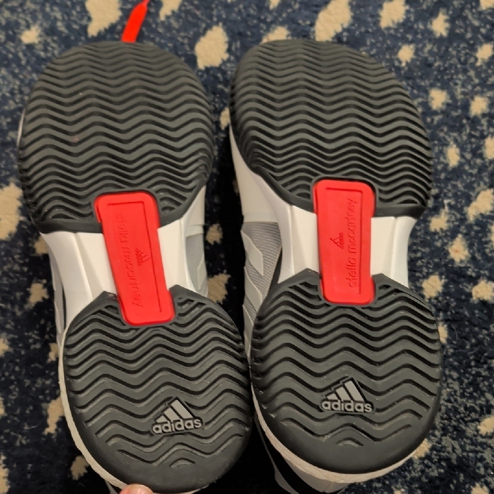 Adidas by Stella McCartney White and Black Athletic Shoes - Picture 7 of 8